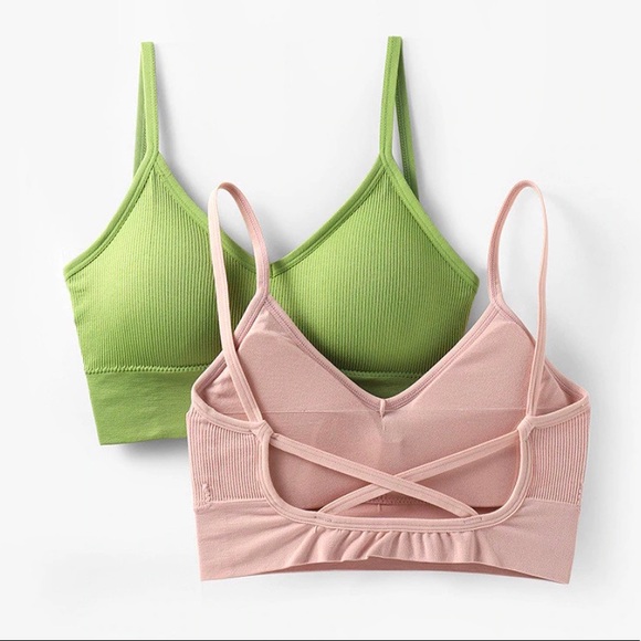 Low Cross Back Bralette Top - Picture 2 of 3